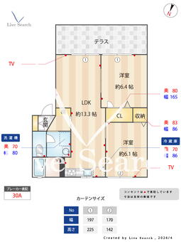フレグランス B103 【熊本県北熊本駅】 の間取り図