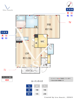 エレガンスヒルズ　C 101 【茨城県水戸駅】 の間取り図