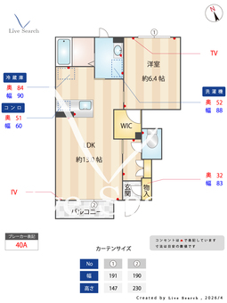 シャーメゾンRieno　D 103 【茨城県水戸駅】 の間取り図