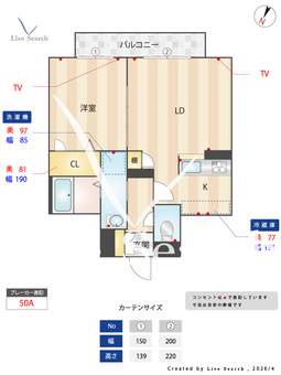 パークヒルズ淀 202 【大阪府千船駅】 の間取り図