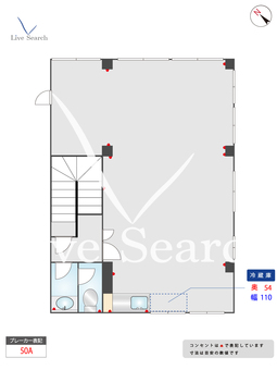 若草ビル B2F 【東京都渋谷】 の間取り図
