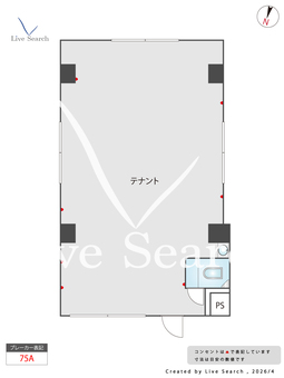 本郷福々ビル 1 【東京都都営三田線 / 水道橋駅 徒歩6分  東京メトロ丸ノ内線 / 本郷三丁目駅 徒歩6分  都営大江戸線 / 本郷三丁目駅 徒歩8分】 の間取り図