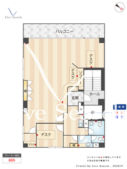 グラン水道橋 004 【東京都中央・総武線各停 水道橋駅】 の間取り図