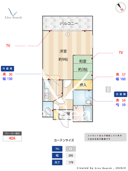 ノースヒルズ 403 【大阪府箕面萱野駅】 の間取り図