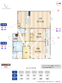 エーデルワイス 101 【福岡県西新駅】 の間取り図
