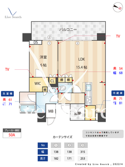 プレミスト天神赤坂タワー 308 【福岡県赤坂駅】 の間取り図