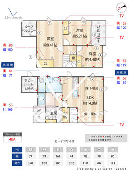 ジョイナス高宮 3 【福岡県高宮駅】 の間取り図