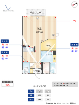 メゾン・ド・ソレイユ 201 【茨城県土浦駅】 の間取り図