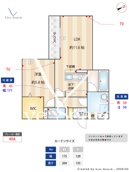 トリシア千躰 101 【大阪府南海電鉄高野線　沢ノ町駅】 の間取り図