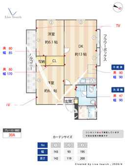 ファミーユ美津 A201 【大阪府泉大津駅】 の間取り図