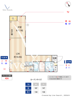 ジェムストーン東大井 302 【東京都 鮫洲駅】 の間取り図