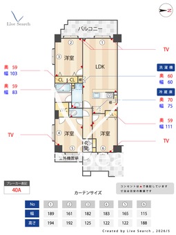 志村レジデンス 205 【東京都蓮根駅】 の間取り図