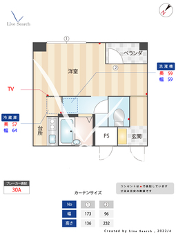 ヤグラモンBLD 303 【福岡県祇園駅】 の間取り図