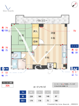 グリーンハイツ 406 【福岡県博多駅】 の間取り図