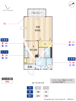 コンフォールメゾンA 201 【茨城県佐和駅】 の間取り図