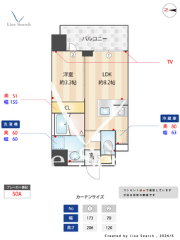 S-RESIDENCE難波西alter 1105 【大阪府芦原町駅】 の間取り図