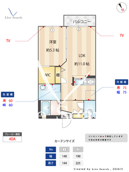 メゾン・ド・ソレイユD 201 【栃木県小山駅】 の間取り図
