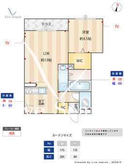 新築Clashist中宮3丁目 101 【大阪府大阪メトロ谷町線　千林大宮駅　徒歩10分】 の間取り図