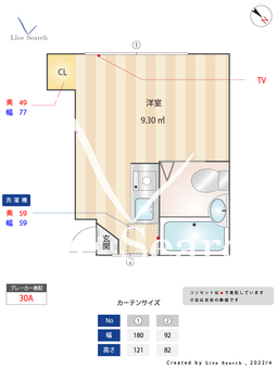 リプロン中野 201 【東京都野方駅】 の間取り図