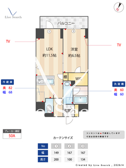 グランドール新宿 301 【東京都新宿駅】 の間取り図