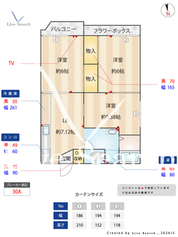 グリーンハイツC 201 【茨城県石岡駅】 の間取り図