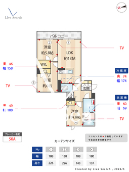 カルム 201 【神奈川県橋本駅】 の間取り図