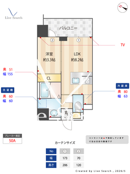 S-RESIDENCE難波西alter 405 【大阪府芦原町駅】 の間取り図