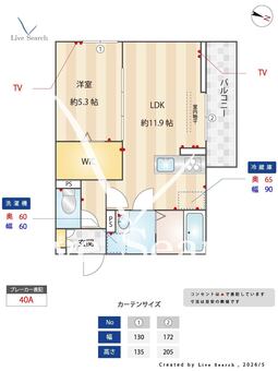 SOPHIA Ⅱ　A  305 【埼玉県吉川美南】 の間取り図