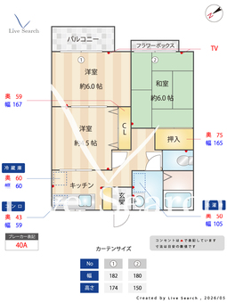 ジュネスナカタ2号 202 【神奈川県北茅ヶ崎】 の間取り図