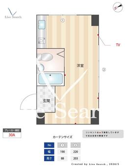ラムール西明石 503 【兵庫県西明石駅】 の間取り図