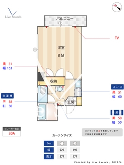 サンコート秋穂 603 【福岡県唐人町駅】 の間取り図