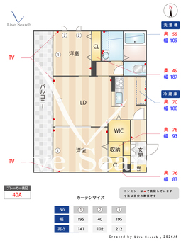 シャーメゾン大森町 206 【兵庫県西宮北口駅】 の間取り図