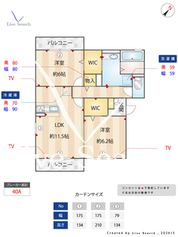 ゲーテッドシティ豊里 201 【大阪府大阪メトロ今里筋線　だいどう豊里駅　徒歩2分】 の間取り図