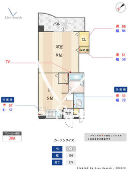 フローラ5 302 【福岡県九産大前駅】 の間取り図
