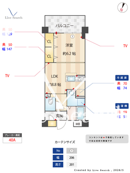 ココドール鳴子 309 【愛知県鳴子北駅】 の間取り図