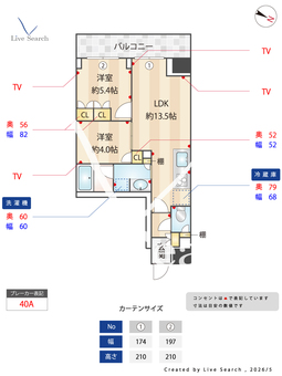 プライムメゾン用賀砧公園 703 【東京都用賀】 の間取り図