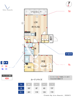 ジュメル 101 【東京都小岩】 の間取り図