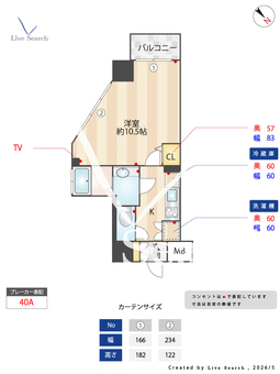 JP noie　早稲田  709 【東京都東京地下鉄東西線　早稲田駅】 の間取り図