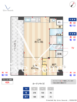 Laughter 302 【大阪府阪急千里線　吹田駅　徒歩８分】 の間取り図