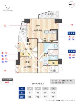 プラネソシエプラス旗の台 401 【東京都旗の台駅】 の間取り図