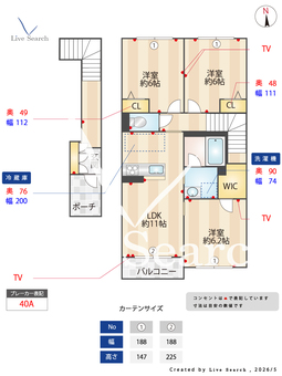 シャーメゾンハイメル 202 【奈良県尼ヶ辻】 の間取り図