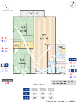 フレグランス春日原 202 【福岡県西鉄春日原駅】 の間取り図