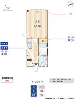 高円寺ノール 201 【東京都高円寺駅】 の間取り図