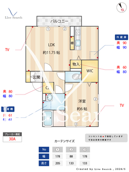 プレフェリートA 202 【栃木県江曽島駅】 の間取り図