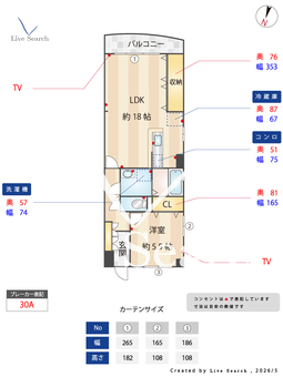 新愛ビル 402 【福岡県藤崎駅】 の間取り図