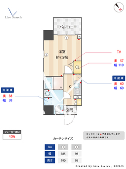 グランドコンシェルジュ浅草橋 803 【東京都都営浅草線 / 浅草橋駅】 の間取り図