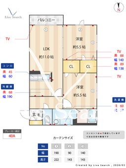 6156330ワイズB 205 【群馬県太田駅】 の間取り図