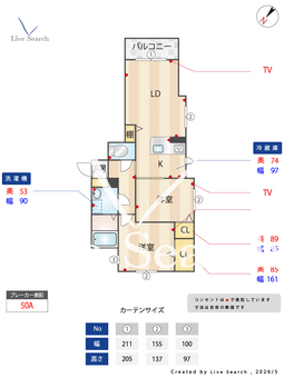 シャーメゾンナツエクス 203 【大阪府千船】 の間取り図