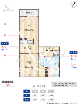 5110680シャーメゾン須磨海浜公園	 101 【兵庫県山陽本線 須磨海浜公園駅 徒歩5分】 の間取り図