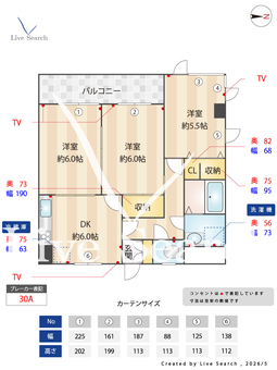 フォレスト・フィールド 205 【神奈川県JR南武線「武蔵中原」駅】 の間取り図